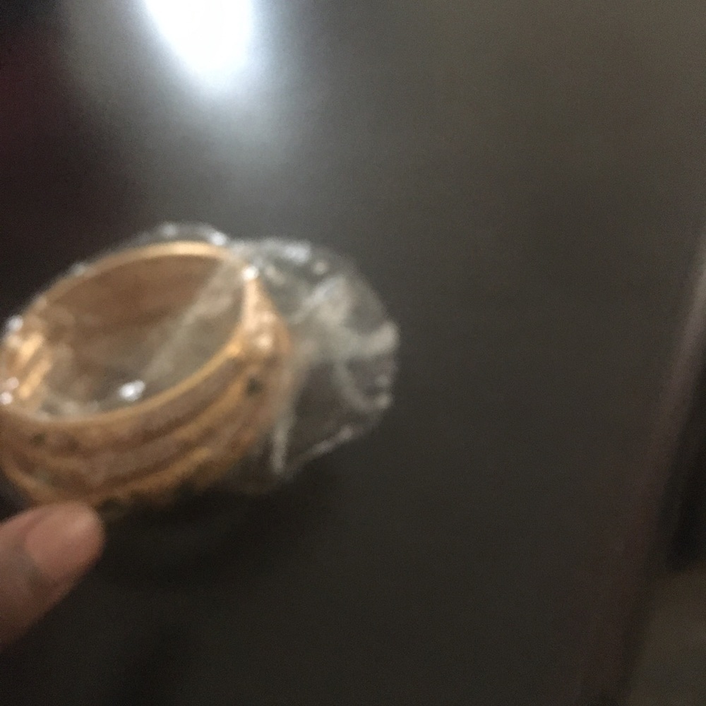 Pack of  plated gold bracelets